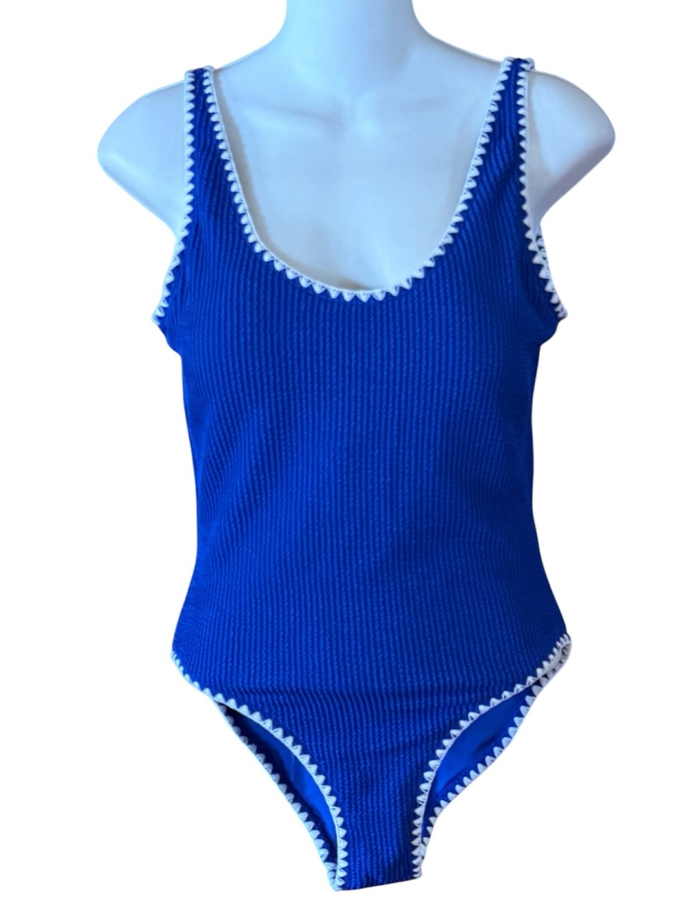 Betsy Johnson Women’s Size Medium Royal Blue One Piece Swimsuit NWOT